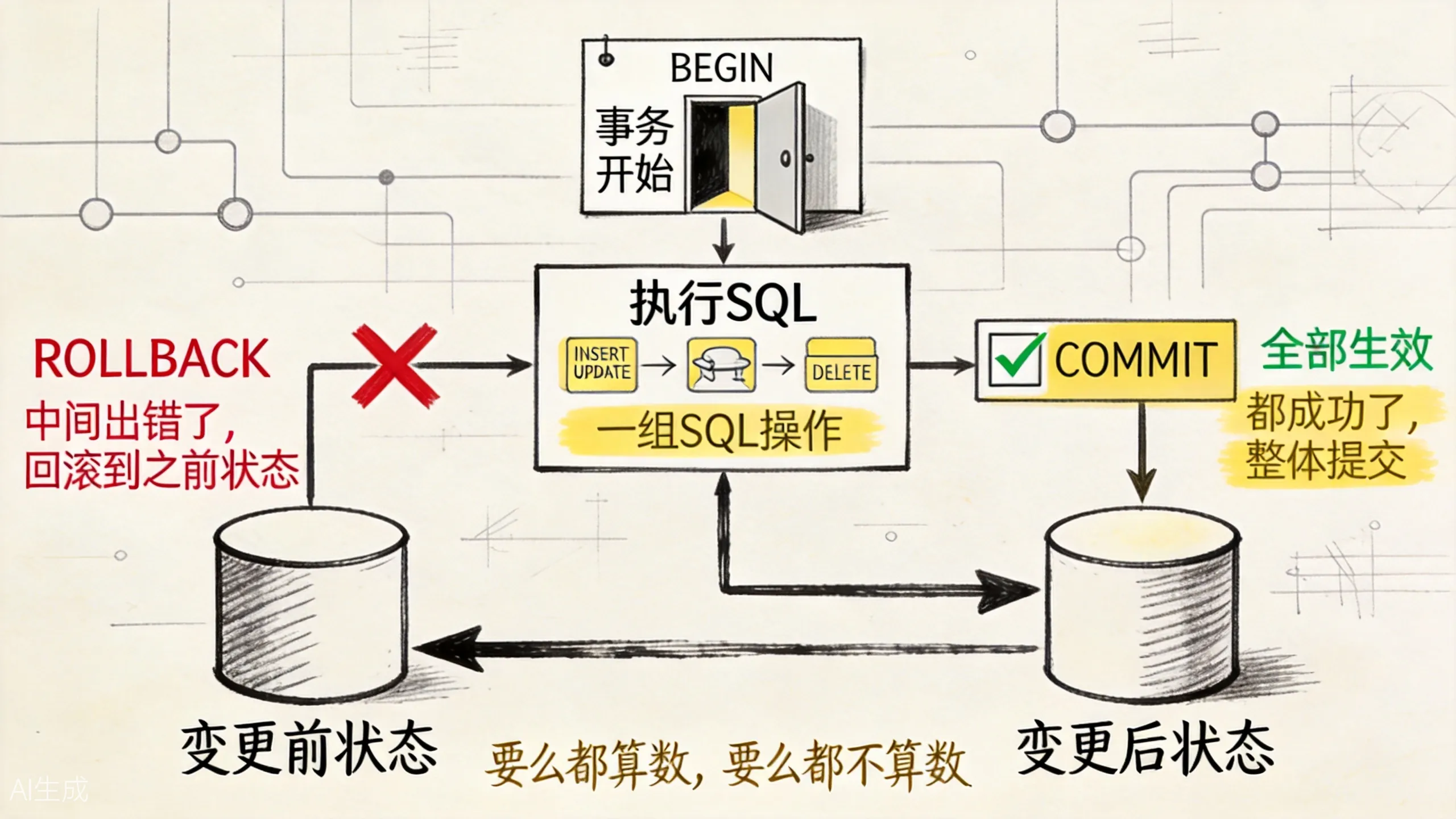 PostgreSQL 事务的原子性 — COMMIT vs ROLLBACK
