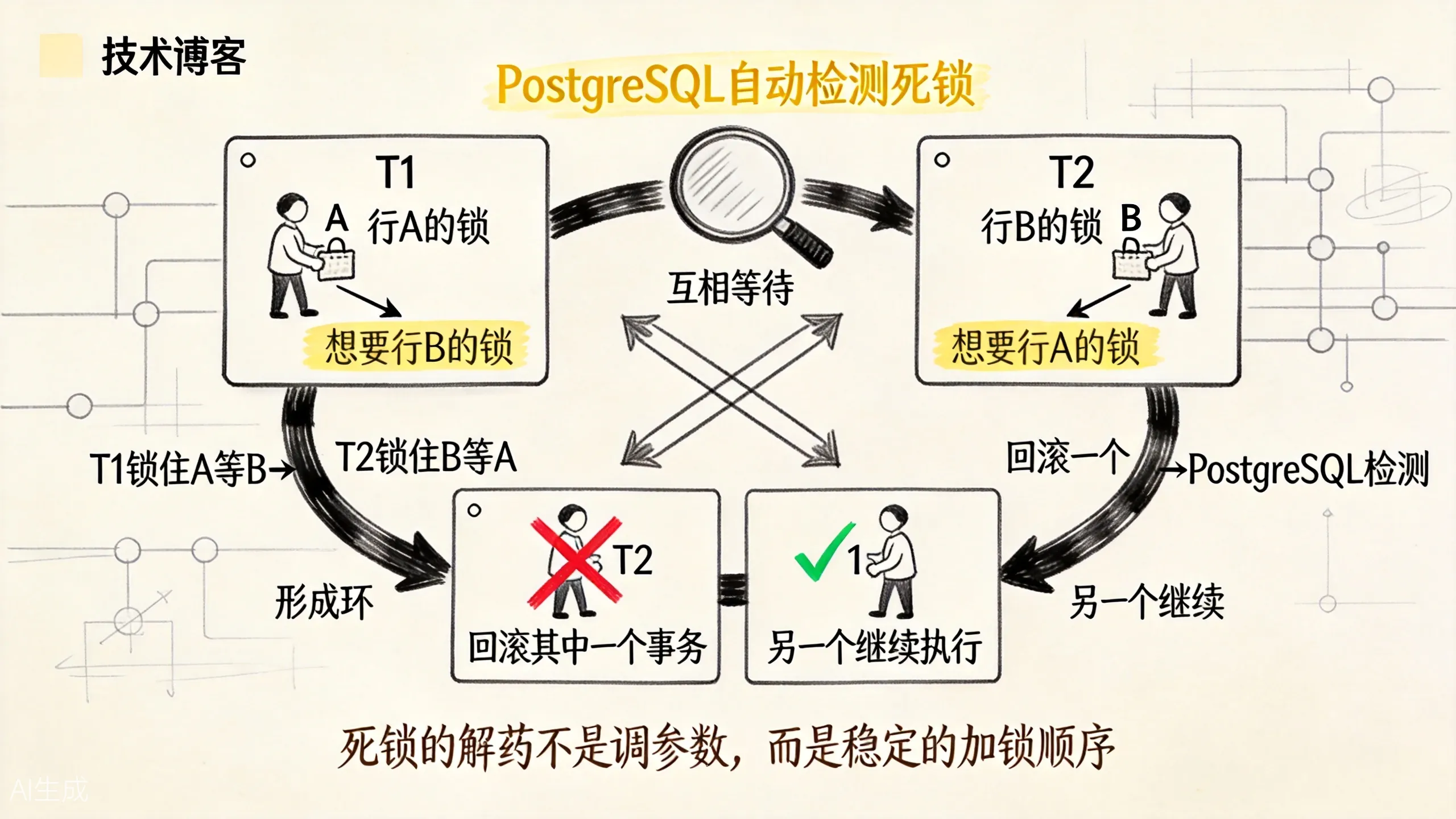 PostgreSQL 死锁检测与解决