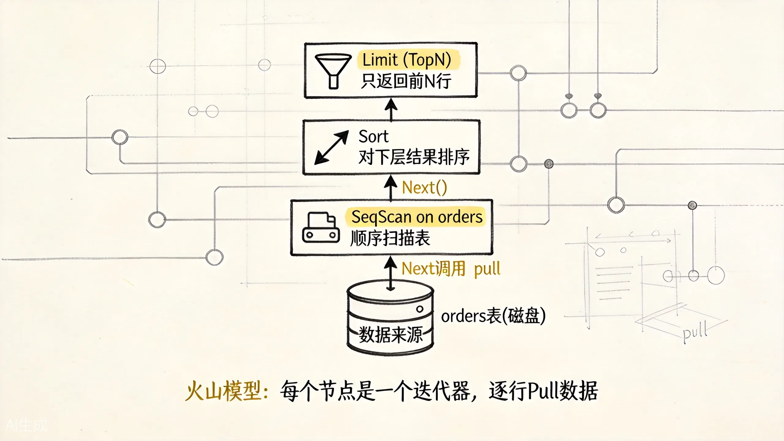 PostgreSQL 火山模型执行方式