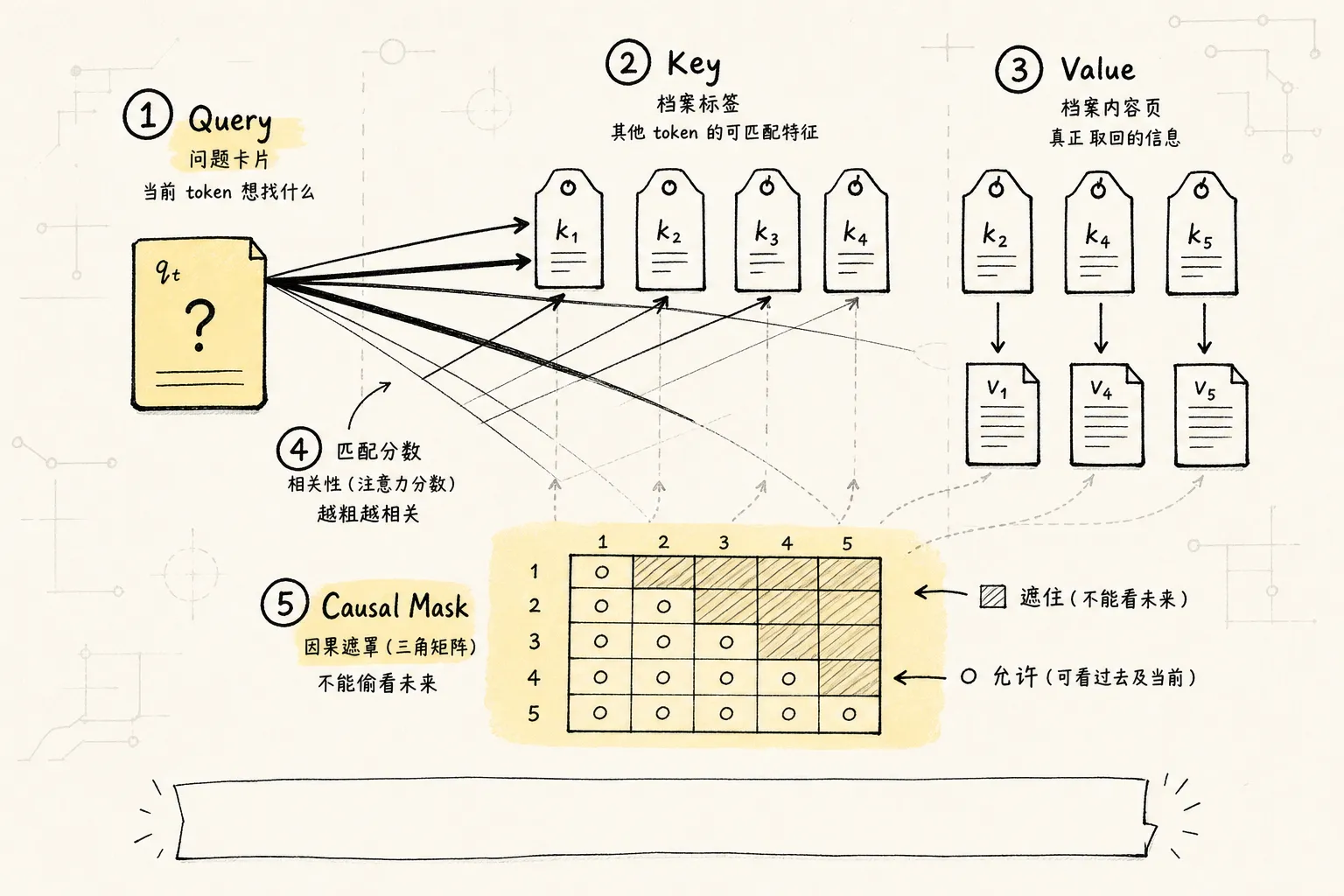 LLM 到底在做什么：从猜词到生成的完整链路 - Q/K/V 的工程解释