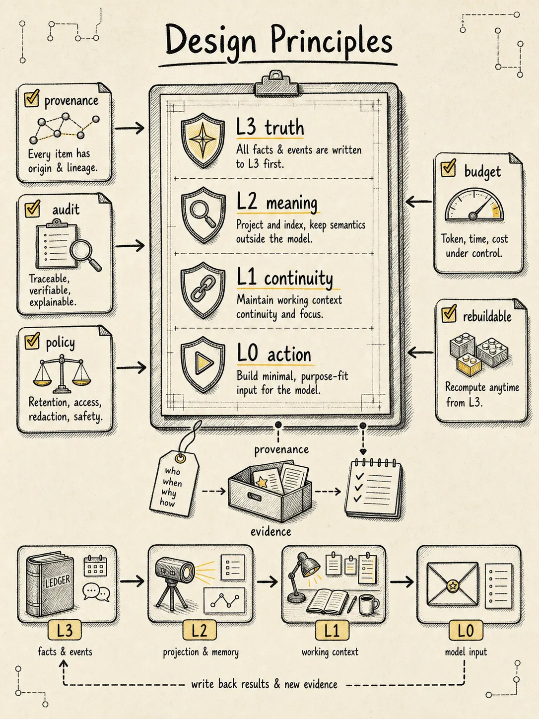 Context Manager 新范式：Agent 的注意力操作系统 - 十四、设计 Context Manager 的原则