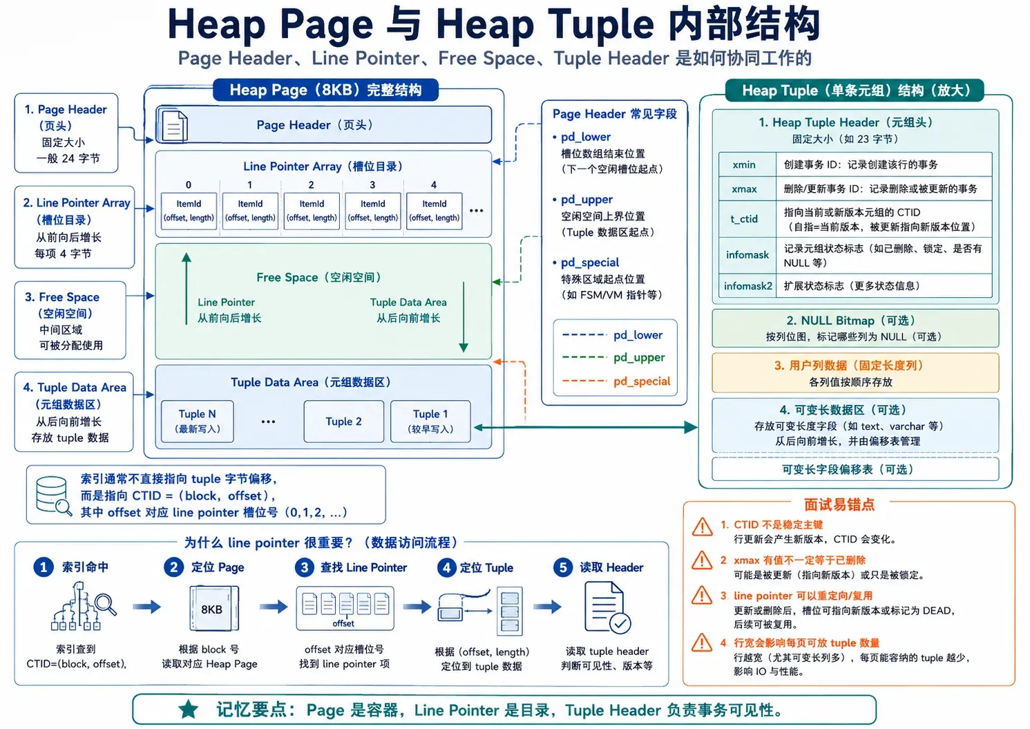 PostgreSQL Heap Page 与 Heap Tuple 内部结构