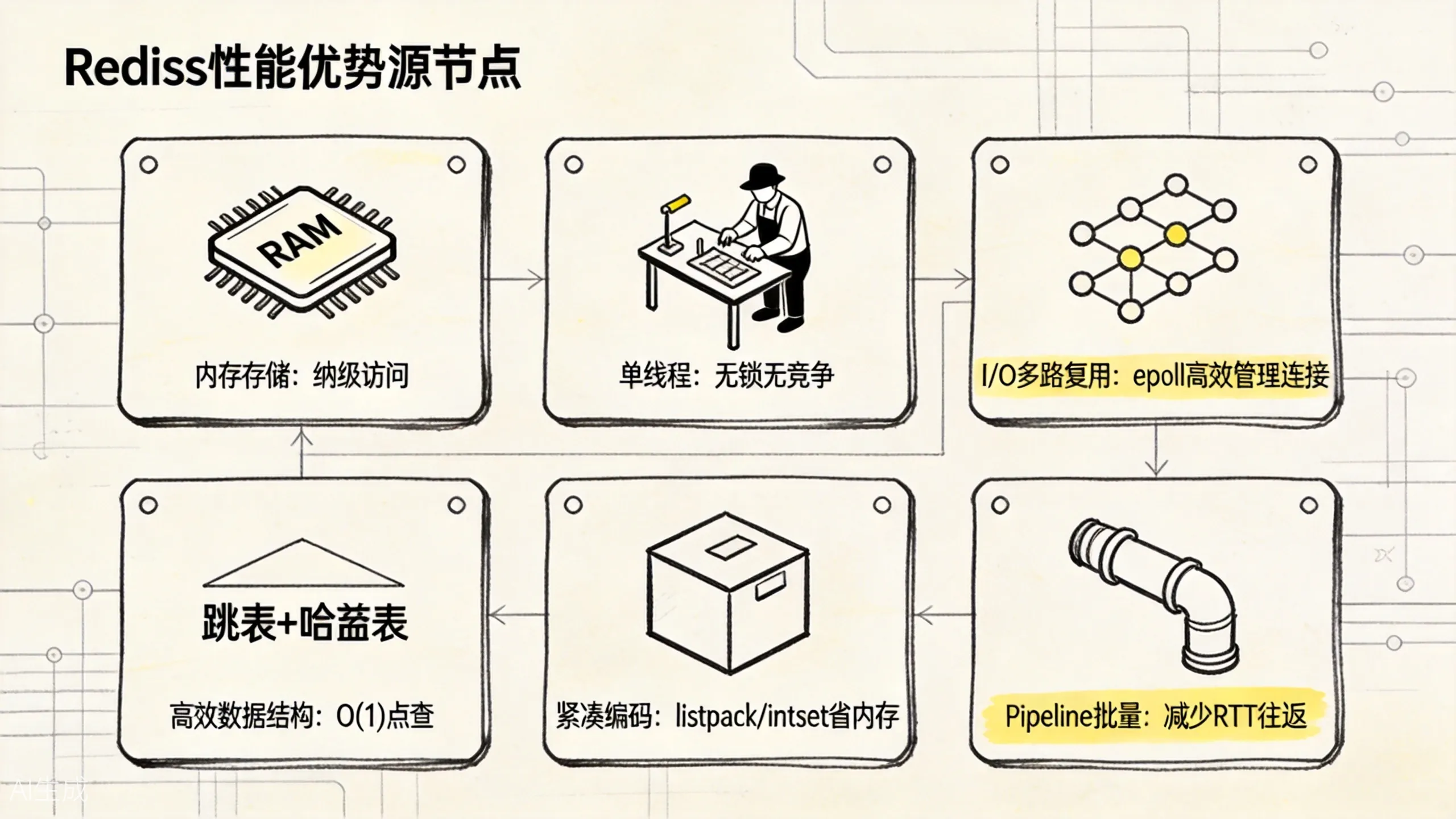 Redis 六大性能来源