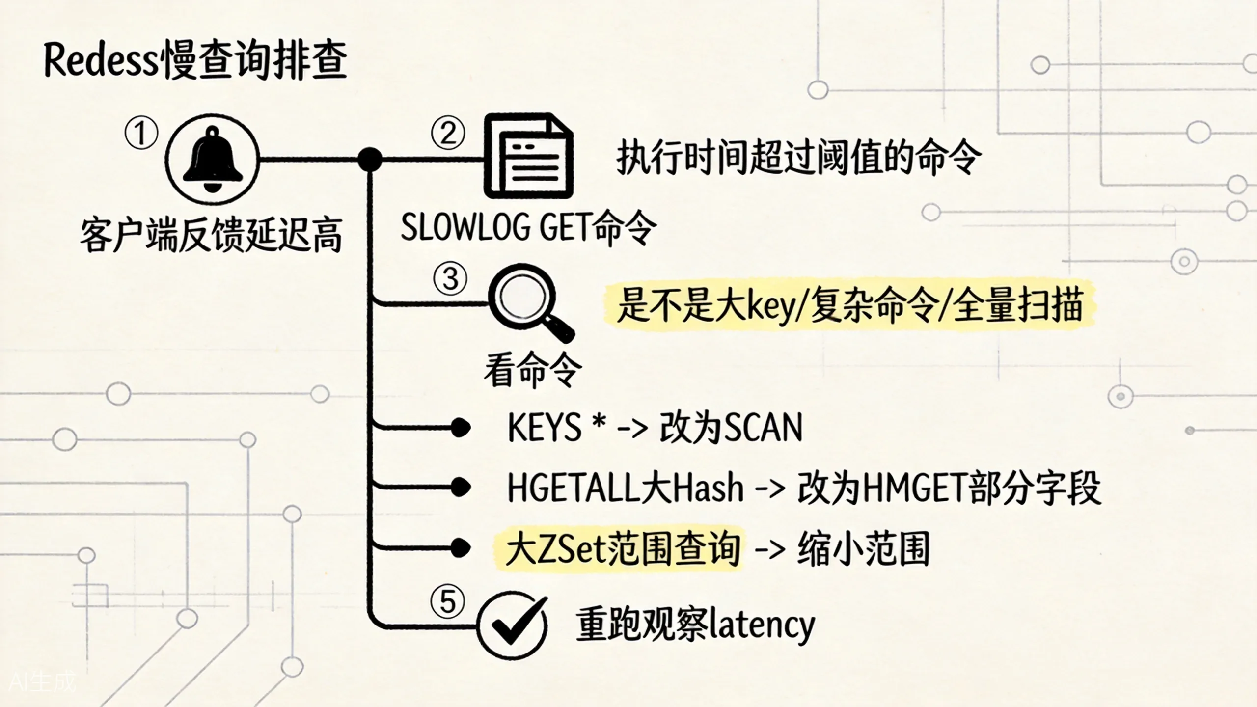 Redis 慢查询排查流程